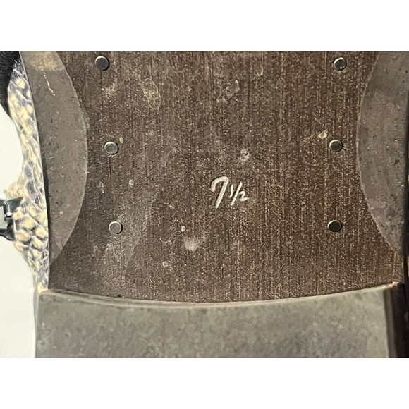 Circus by Sam‎ Edelman Women's Pipper Ankle Boots Faux Snake Skin Size 7.5 - Picture 8 of 8